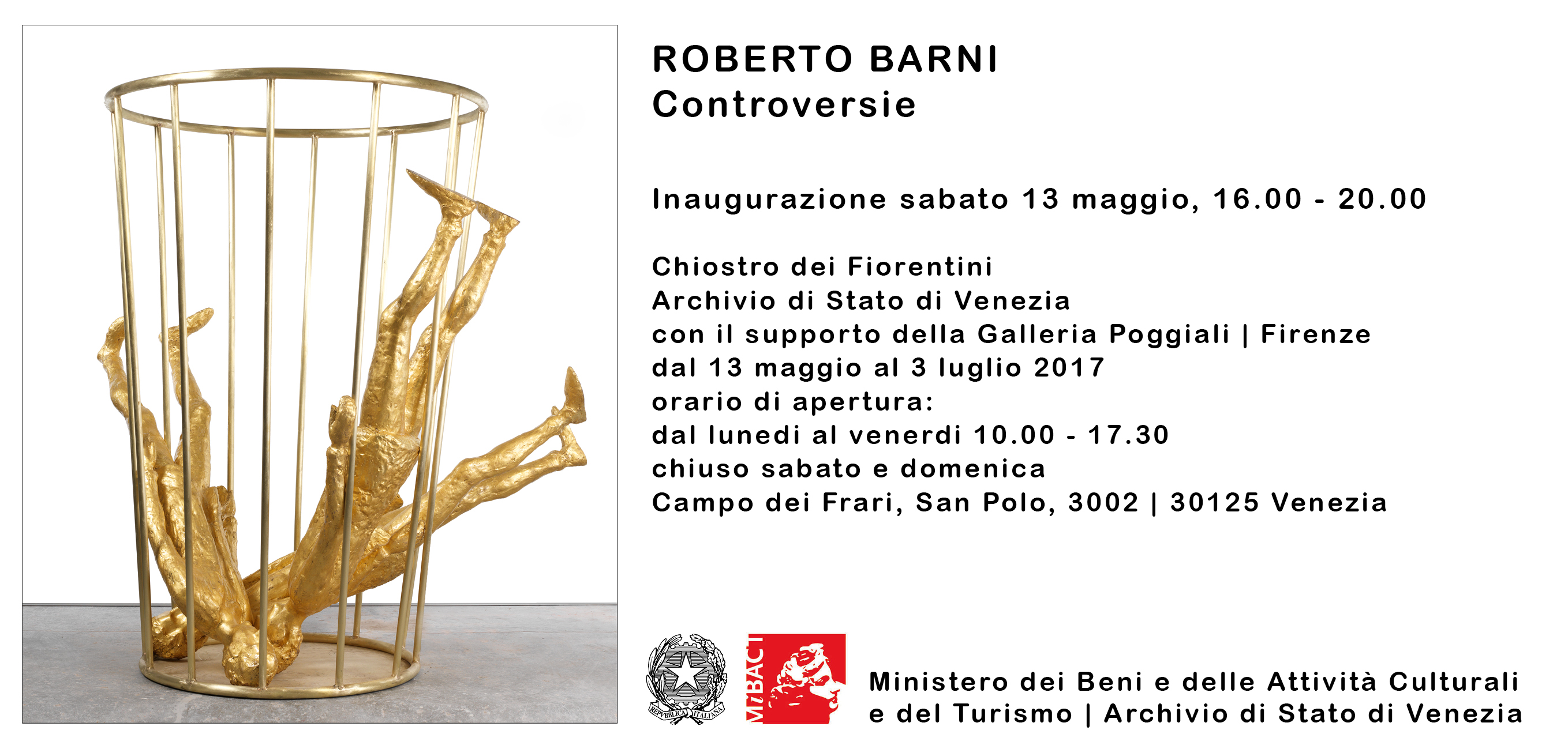Roberto Barni | Chiostro dei Fiorentini  Venezia